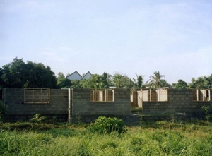 St Anna's building work has now reached roof height!